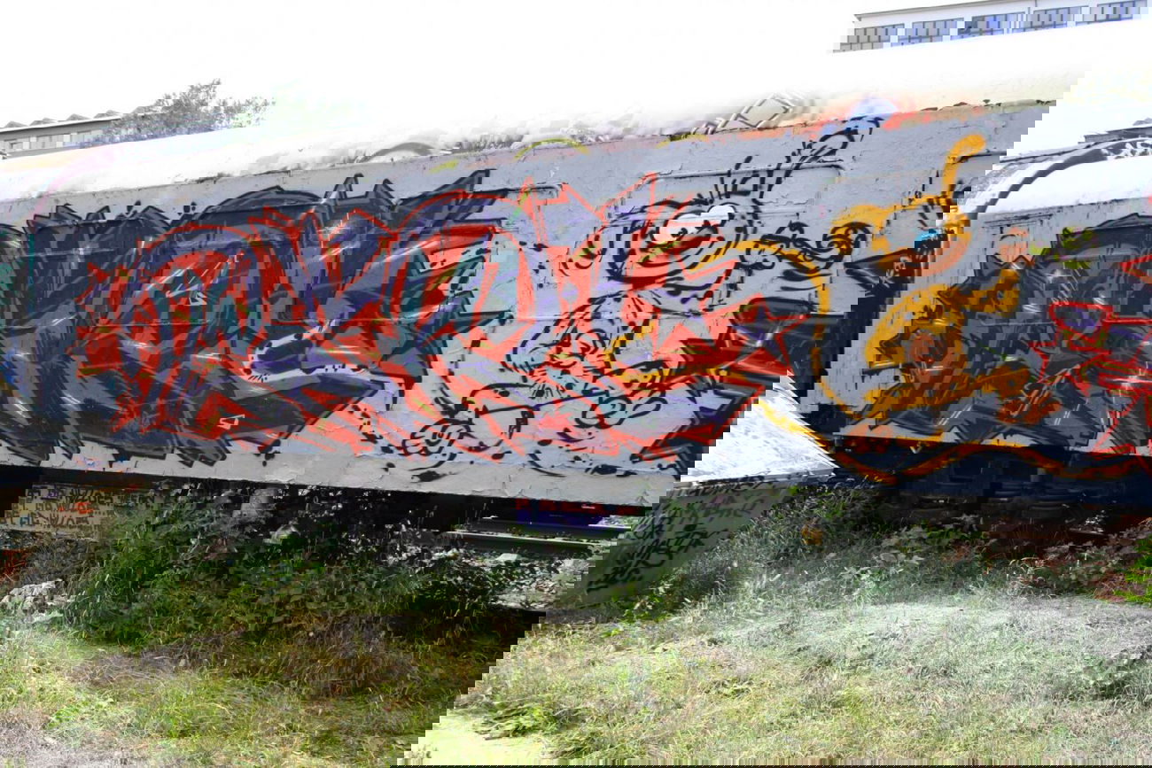 Graffiti Train in Jena - Photo by Hesky