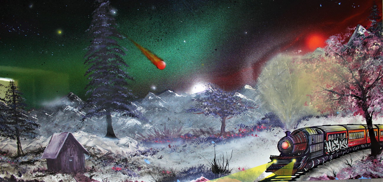 Graffiti Wall - Photo by Hesky