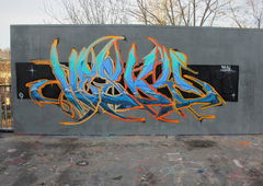 Graffiti Wall - Photo by Hesky