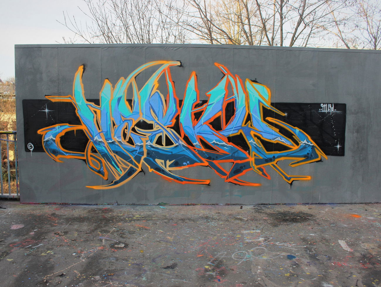 Graffiti Wall - Photo by Hesky