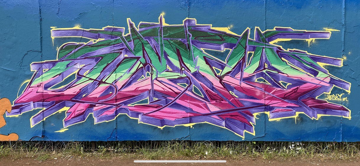 Graffiti Wall - Photo by Hesky