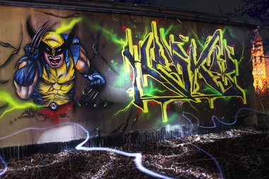 Graffiti Wall - Photo by Hesky