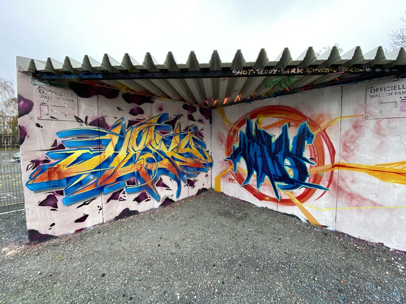 Graffiti Wall - Photo by Hesky