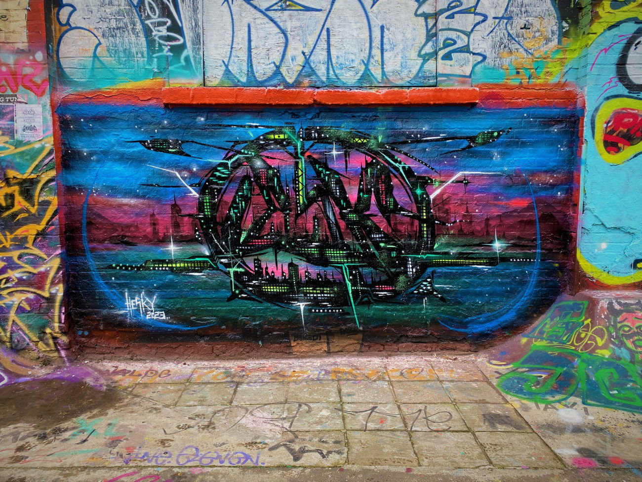 Graffiti Wall - Photo by Hesky