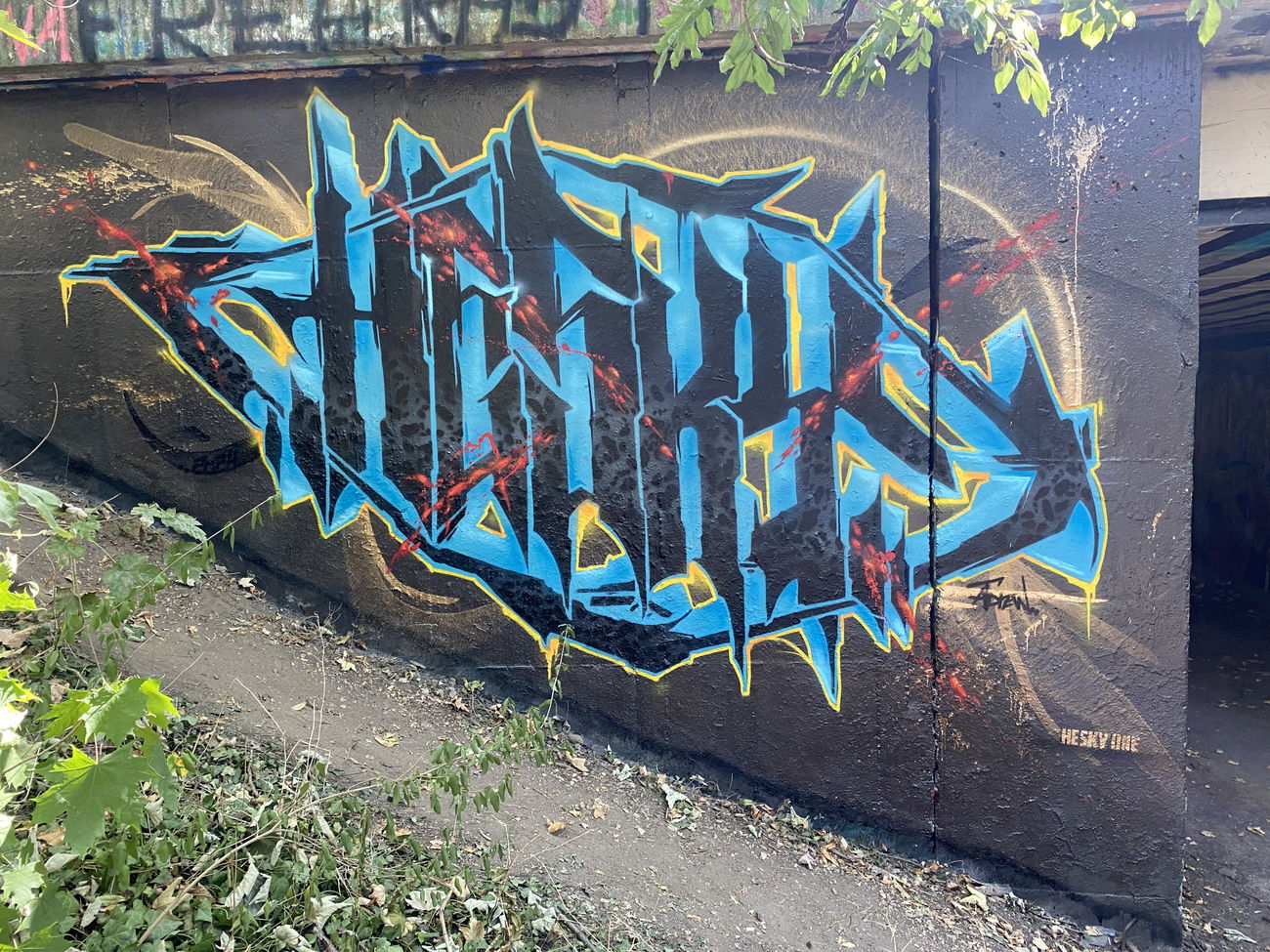 Graffiti Wall - Photo by Hesky