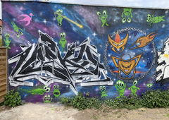 Graffiti Wall - Photo by Hesky