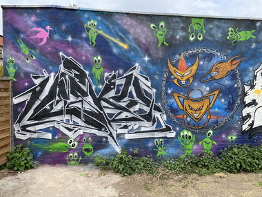 Graffiti Wall - Photo by Hesky