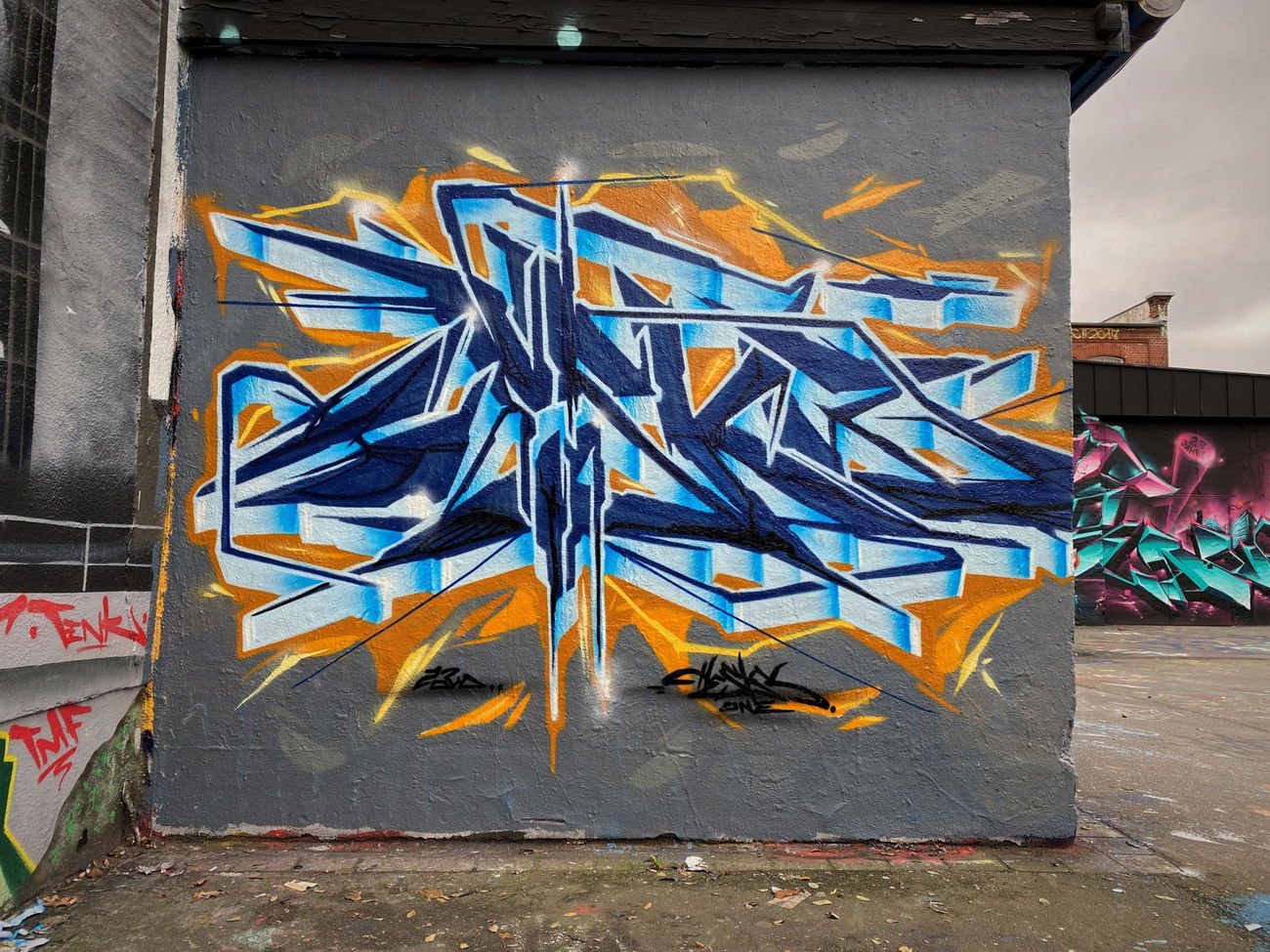 Graffiti Wall - Photo by Hesky