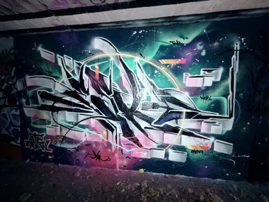 Graffiti Wall - Photo by Hesky