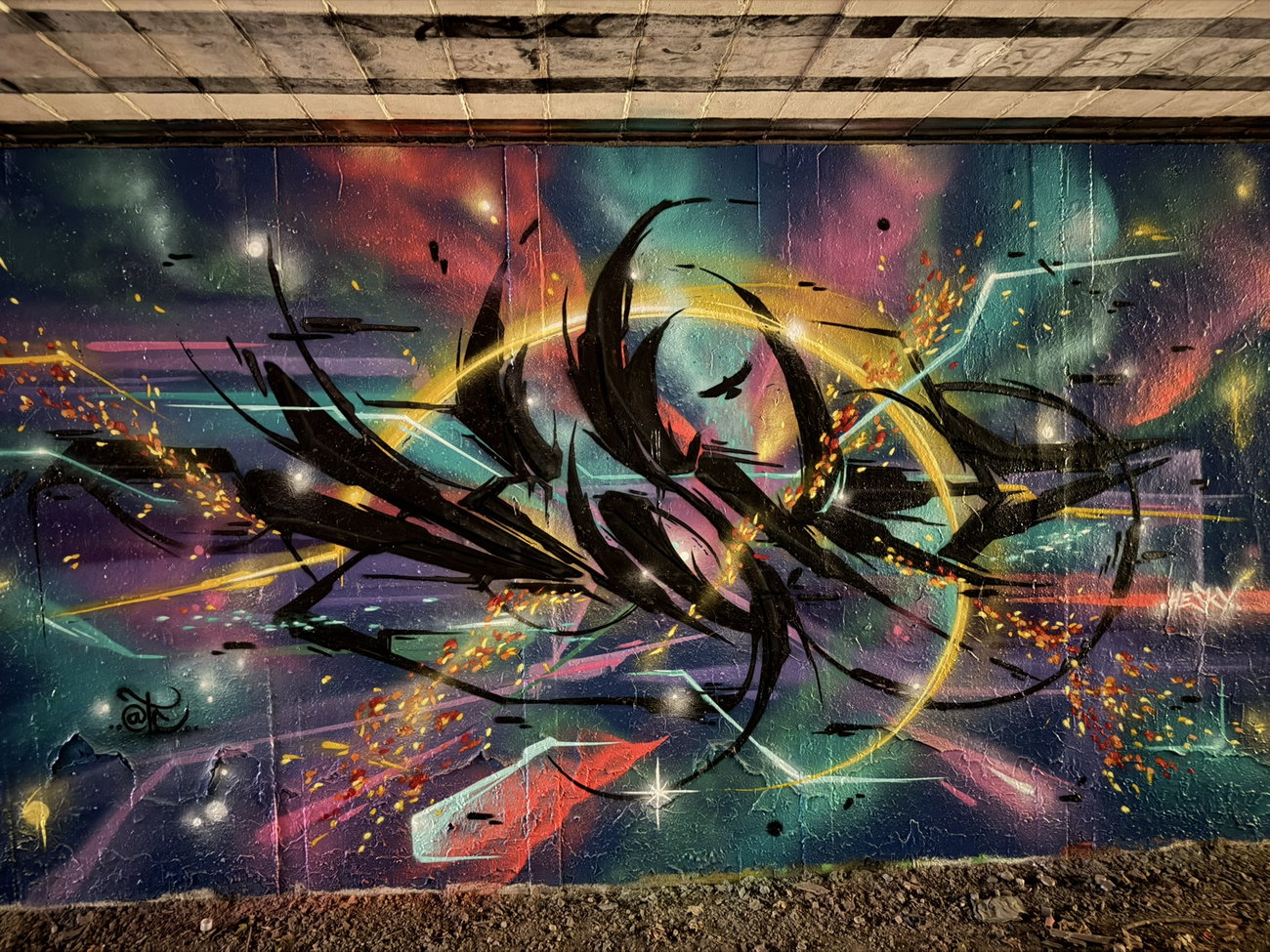 Graffiti Wall - Photo by Hesky