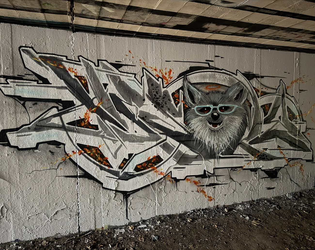 Graffiti Wall - Photo by Hesky