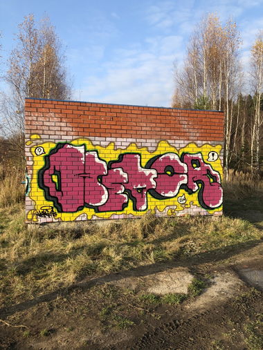 Graffiti Wall in Раменское - Photo by Hetor (2020)