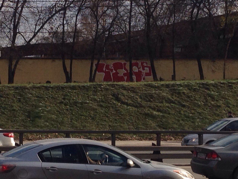 Graffiti Bombing - Photo by Hetor