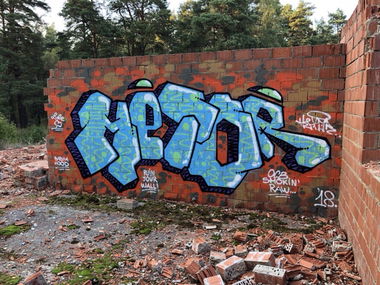 Graffiti Wall in Городское Поселение Раменское - Photo by Hetor (2018)