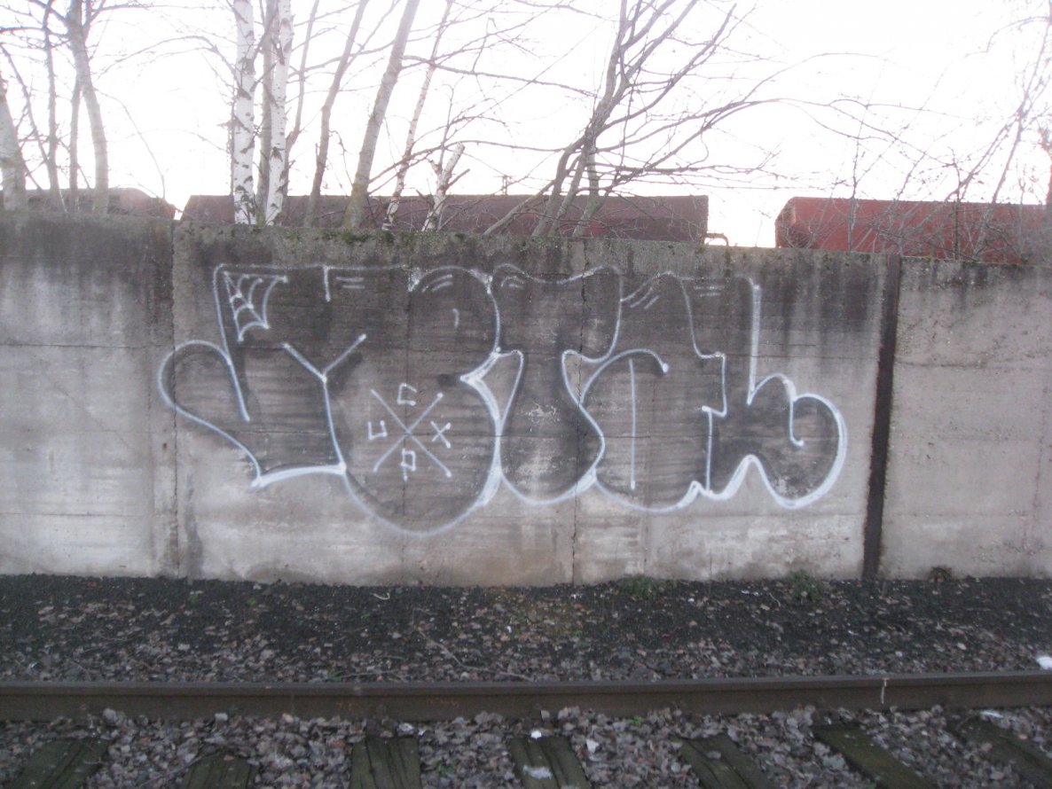 Graffiti Bombing in Weiterstadt - Photo by Heureka - metal, cpuk, cpux
