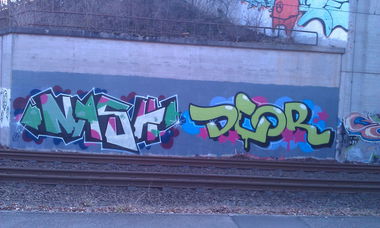 Graffiti Wall - Photo by Heureka - nash, deor, rtf (2012)