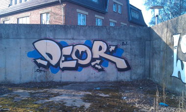 Graffiti Wall - Photo by Heureka - deor, ok, rtf (2011)