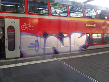 Graffiti Train - Photo by Heureka - Onf, Kiosk