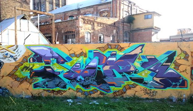 Graffiti Wall - Photo by Hexia - robe, hexia, hungary (2011)