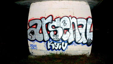 Graffiti Wall - Photo by Hey161 - FCAK, antifa, hooligans (2015)