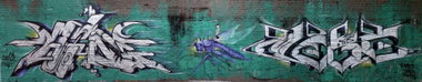 Graffiti Wall - Photo by HideHauer - Meag, Meag199, Hide (2015)