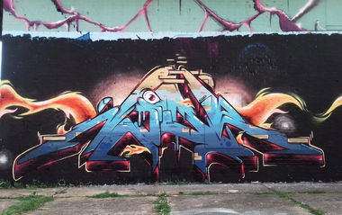 Graffiti Wall - Photo by HideHauer - hide, hauer, aerosolarena (2018)