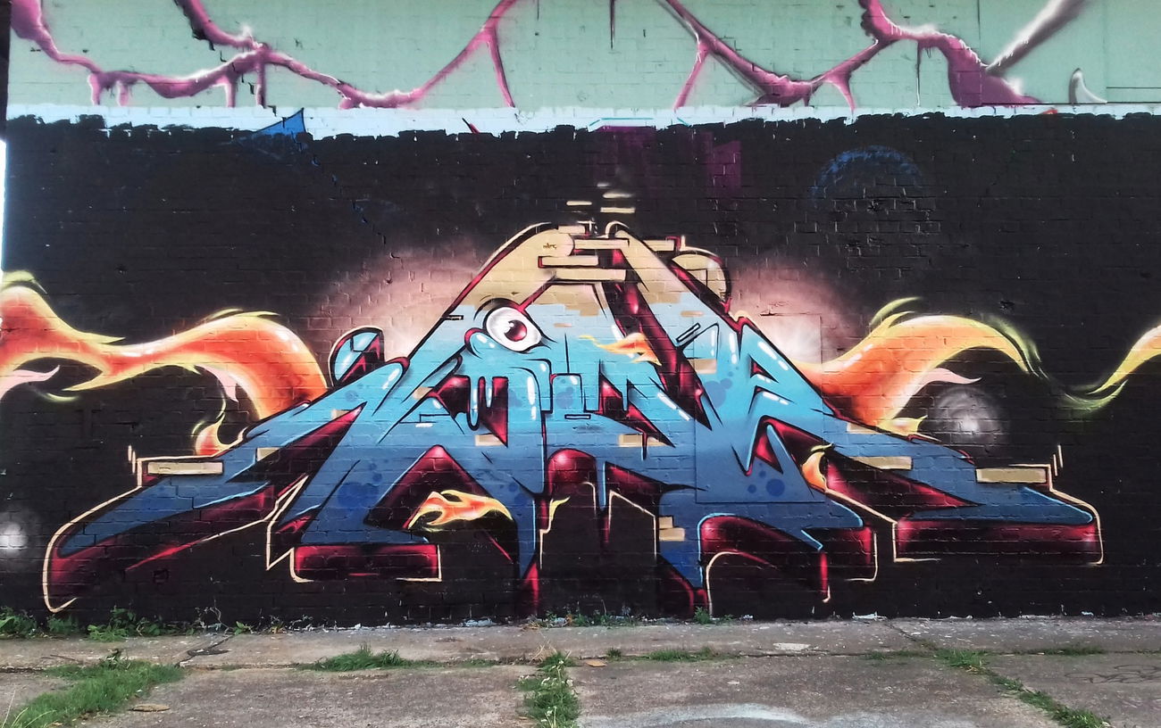 Graffiti Wall - Photo by HideHauer - hide, hauer, aerosolarena (2018)