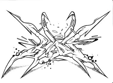 Graffiti Sketch - Photo by HideHauer - Hide, Hauer, bz (2015)