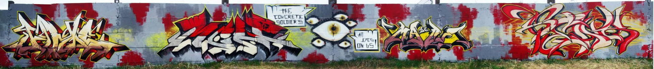 Graffiti Wall - Photo by HideHauer - tcs, bz (2013)