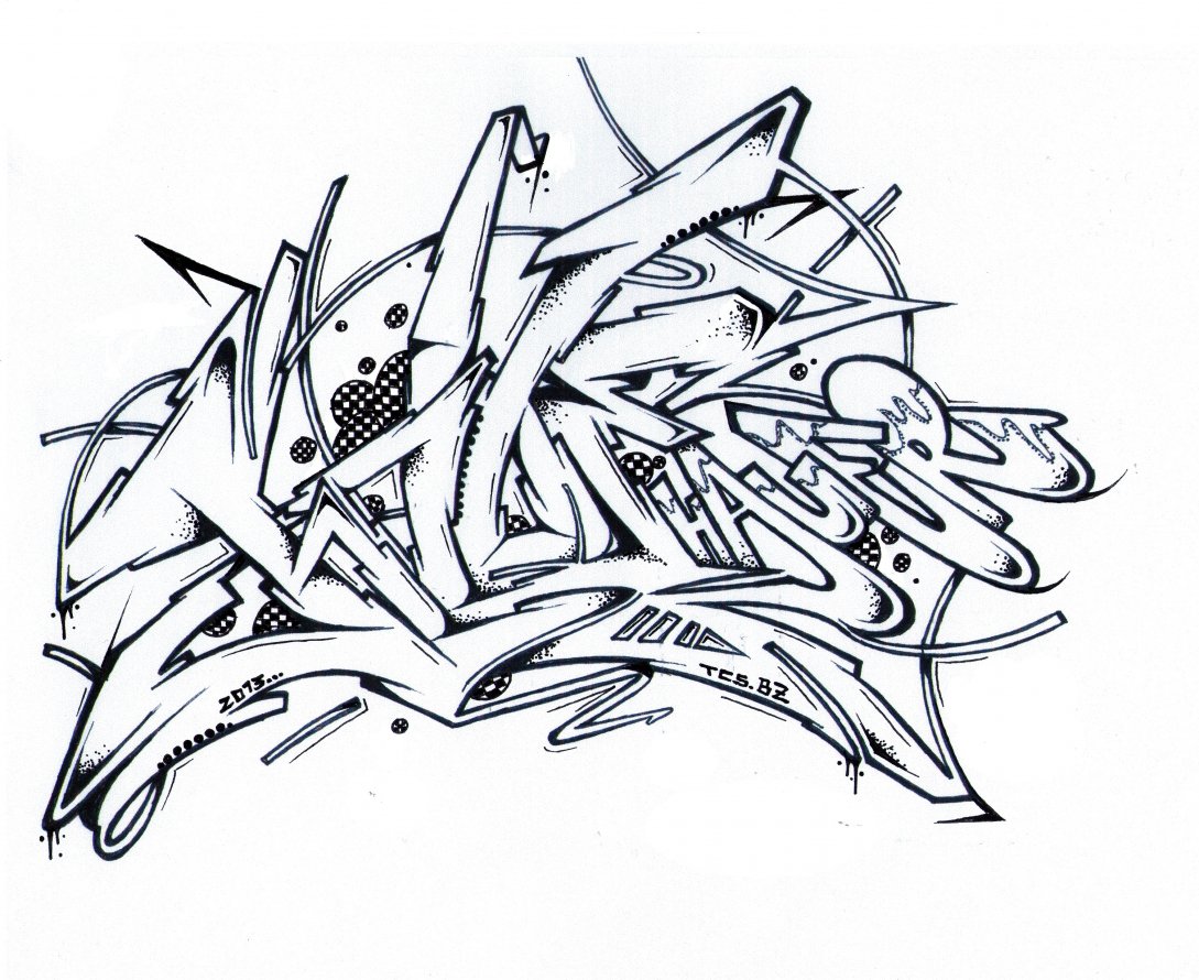 Graffiti Sketch - Photo by HideHauer - Hide (2013)