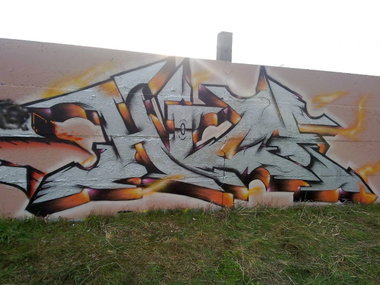 Graffiti Wall - Photo by HideHauer - tcs, bz (2014)