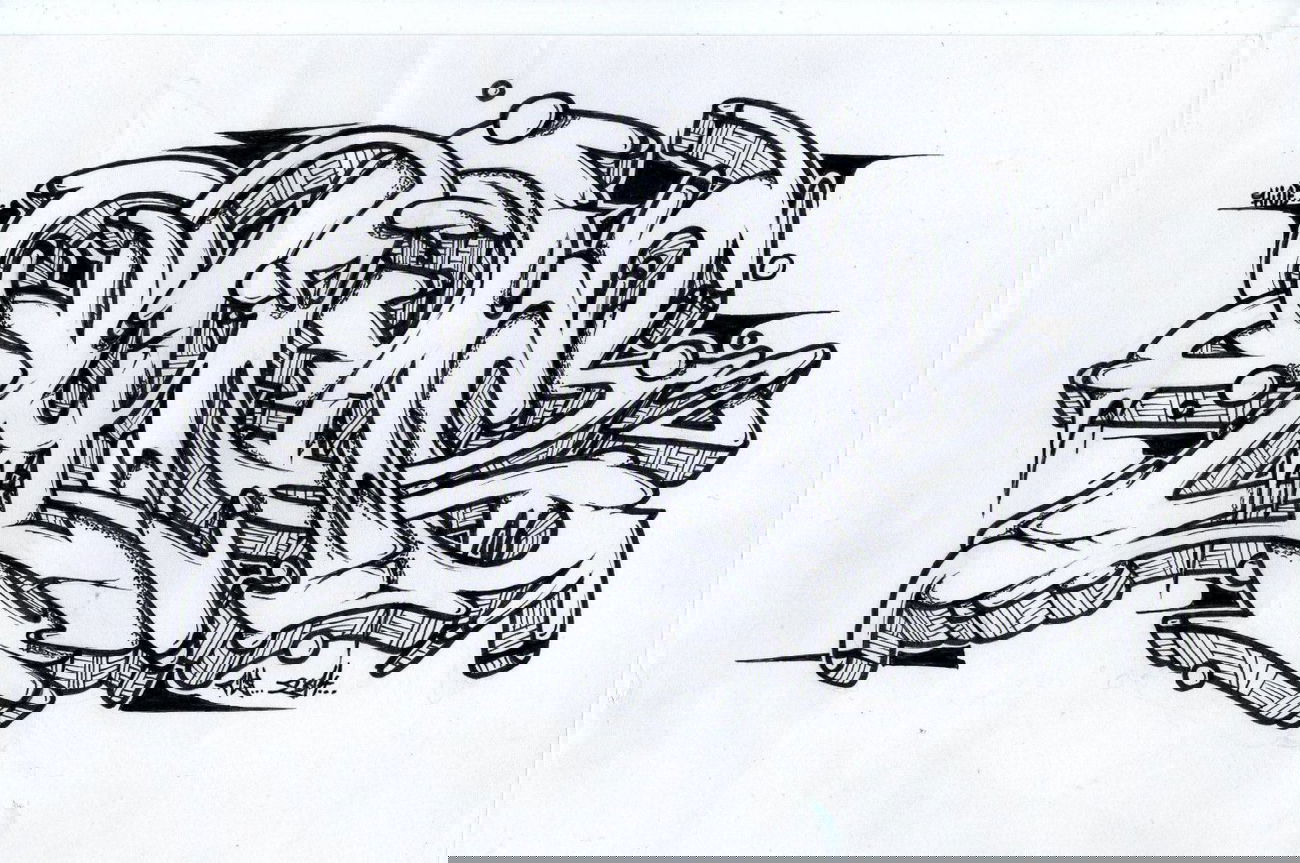 Graffiti Sketch - Photo by HideHauer - tcs, bz, stendal (2014)