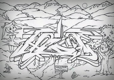 Graffiti Sketch - Photo by HideHauer - tcs, bz, stendal (2014)