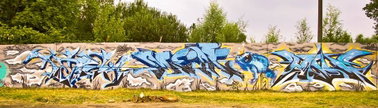 Graffiti Wall - Photo by HideHauer - yeah, ruts, hide (2014)
