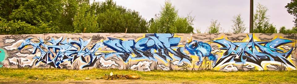 Graffiti Wall - Photo by HideHauer - yeah, ruts, hide (2014)