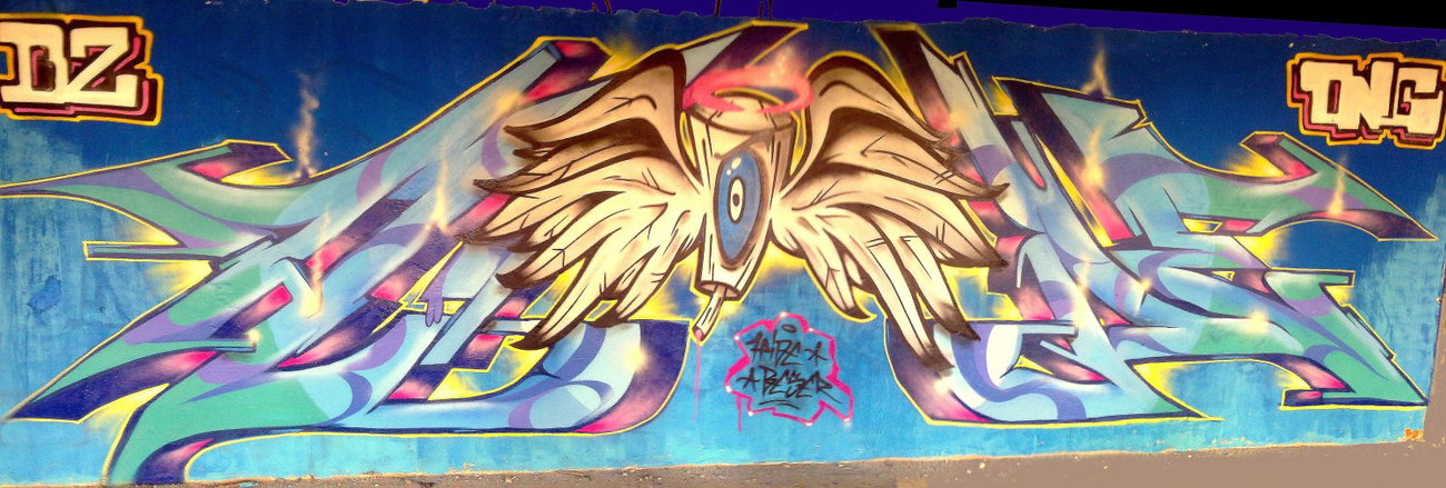Graffiti Wall - Photo by HideHauer - Hide, Beser, ong (2014)