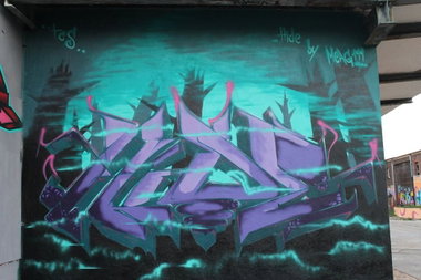 Graffiti Wall - Photo by HideHauer - meag, meag199, hide (2014)