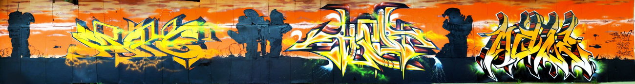 Graffiti Wall - Photo by HideHauer - Meag, Mace, Hide (2014)