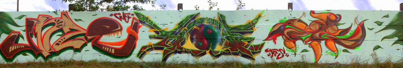 Graffiti Wall - Photo by HideHauer - Inze, Ruts, ?!? (2015)