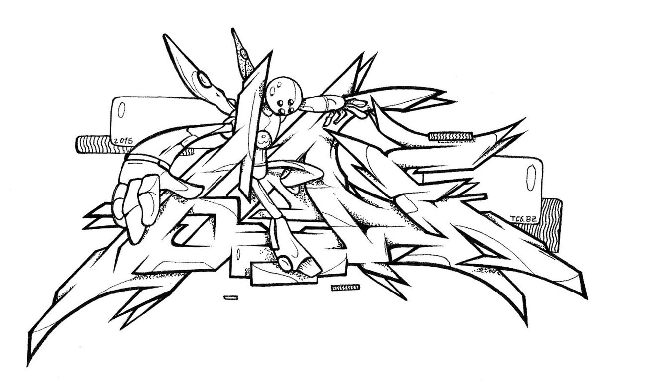 Graffiti Sketch - Photo by HideHauer - Hide, Hauer, Tcs (2015)