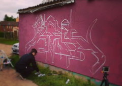 Graffiti Wall - Photo by HideHauer - hide, hauer, @work (2018)