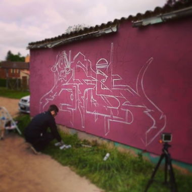 Graffiti Wall - Photo by HideHauer - hide, hauer, @work (2018)