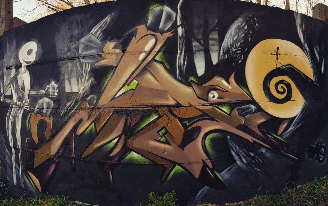 Graffiti Wall - Photo by HideHauer - hide, hauer (2018)