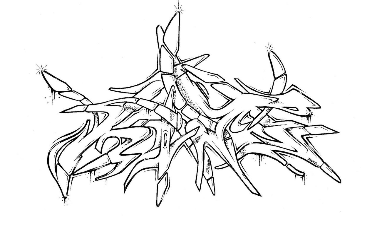 Graffiti Sketch - Photo by HideHauer - hide, hauer, tcs (2016)