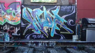 Graffiti Wall in New york bronx - Photo by HideHauer - hide, hauer, new (2017)