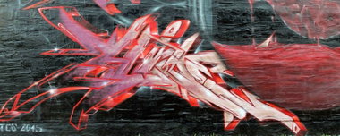Graffiti Wall - Photo by HideHauer - Hide, Hauer, Aerosol (2015)