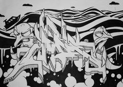 Graffiti Sketch - Photo by HideHauer - hide, hauer, sketch (2018)