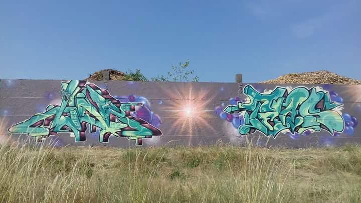 Graffiti Wall - Photo by HideHauer - hide, hauer, teas (2018)