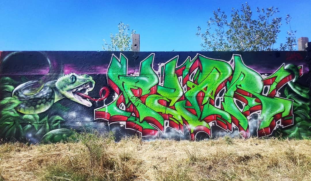 Graffiti Wall - Photo by HideHauer - hide, hauer, fear (2018)