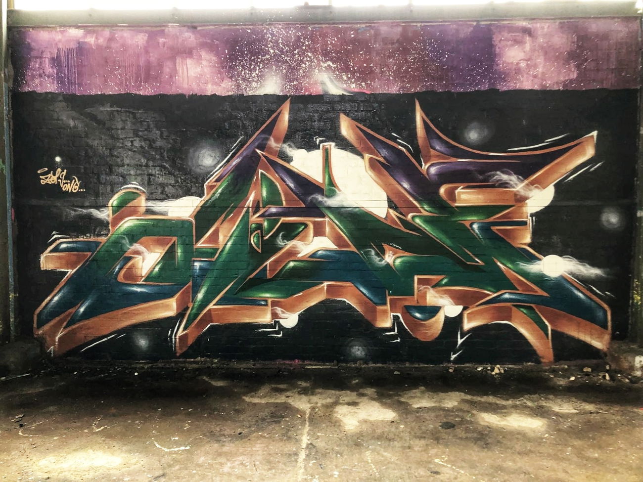 Graffiti Wall - Photo by HideHauer - hide, hauer (2019)